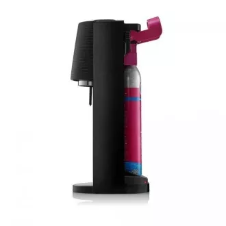 SodaStream Terra Black výrobník sody, mechanický, 2x 1l láhev SodaStream Fuse, bombička s CO2, černý