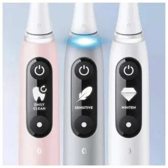 Oral-B iO Series 6s elektrický zubní kartáček, časovač, tlakový senzor, 5 programů, aplikace Oral-B, šedá Oral-B iO Series 6s elektrický zubní kartáček, časovač, tlakový senzor, 5 programů, aplikace Oral-B, šedá