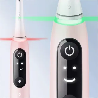 Oral-B iO Series 6s elektrický zubní kartáček, časovač, tlakový senzor, 5 programů, aplikace Oral-B, růžová Oral-B iO Series 6s elektrický zubní kartáček, časovač, tlakový senzor, 5 programů, aplikace Oral-B, růžová