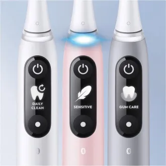Oral-B iO Series 6s elektrický zubní kartáček, časovač, tlakový senzor, 5 programů, aplikace Oral-B, růžová Oral-B iO Series 6s elektrický zubní kartáček, časovač, tlakový senzor, 5 programů, aplikace Oral-B, růžová