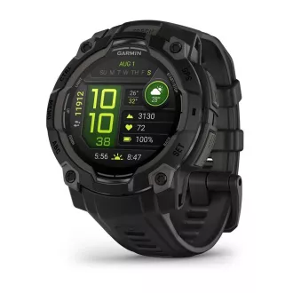 Garmin Instinct 3 – 45 mm, AMOLED, Černé s černým páskem Garmin Instinct 3 – 45 mm, AMOLED, Černé s černým páskem