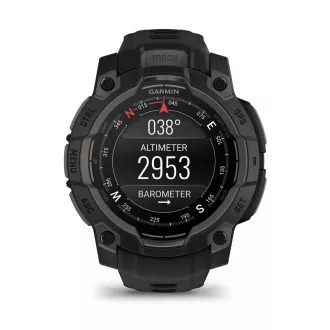 Garmin Instinct 3 – 45 mm, AMOLED, Černé s černým páskem Garmin Instinct 3 – 45 mm, AMOLED, Černé s černým páskem