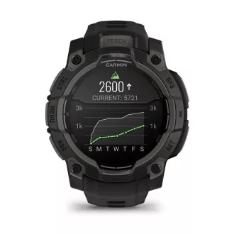 Garmin Instinct 3 – 45 mm, AMOLED, Černé s černým páskem Garmin Instinct 3 – 45 mm, AMOLED, Černé s černým páskem
