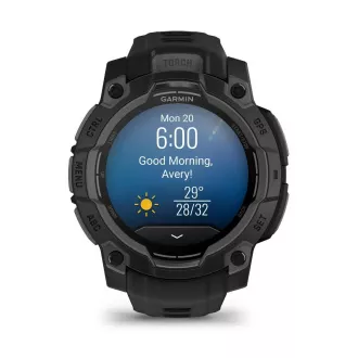 Garmin Instinct 3 – 45 mm, AMOLED, Černé s černým páskem Garmin Instinct 3 – 45 mm, AMOLED, Černé s černým páskem