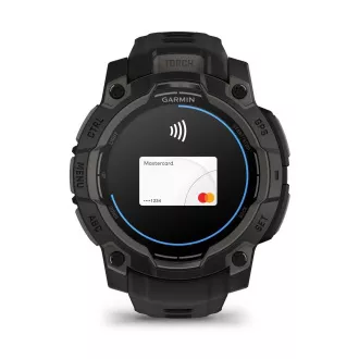 Garmin Instinct 3 – 45 mm, AMOLED, Černé s černým páskem Garmin Instinct 3 – 45 mm, AMOLED, Černé s černým páskem