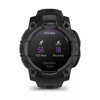 Garmin Instinct 3 – 45 mm, AMOLED, Černé s černým páskem Garmin Instinct 3 – 45 mm, AMOLED, Černé s černým páskem