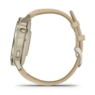 Garmin Venu 4 (41 mm) Zlaté / Bílý silikonový řemínek a Light Sand kožený řemínek, EU Garmin Venu 4 (41 mm) Zlaté / Bílý silikonový řemínek a Light Sand kožený řemínek, EU