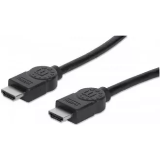 MANHATTAN kabel HDMI s Ethernetem, HEC, ARC, 3D, 4K, stíněný, 3m, Black MANHATTAN kabel HDMI s Ethernetem, HEC, ARC, 3D, 4K, stíněný, 3m, Black