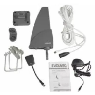 EVOLVEO Shark, aktivní venkovní anténa DAB+/DVB-T2, filtr LTE, 4G, 5G EVOLVEO Shark, aktivní venkovní anténa DAB+/DVB-T2, filtr LTE, 4G, 5G
