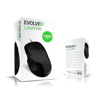 EVOLVEO Laserwire ML-507B, laserová myš, USB EVOLVEO Laserwire ML-507B, laserová myš, USB
