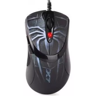 A4tech XL-747H, herní myš, ANTI-VIBRATE, 3600DPI, motiv pavouk modrý A4tech XL-747H, herní myš, ANTI-VIBRATE, 3600DPI, motiv pavouk modrý