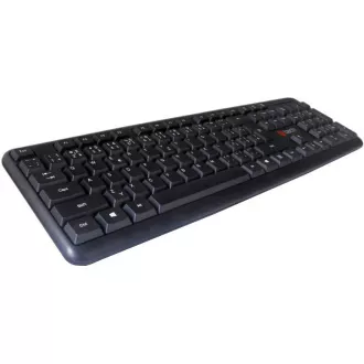 C-TECH klávesnice KB-102 USB, slim, black, CZ/SK C-TECH klávesnice KB-102 USB, slim, black, CZ/SK