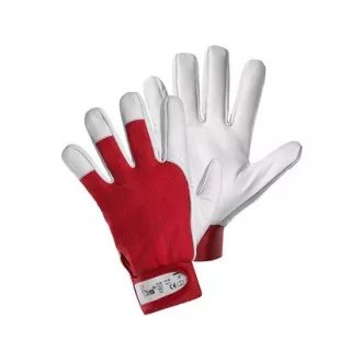 Kombinované rukavice TECHNIK, červeno-bílé, vel. 08 Kombinované rukavice TECHNIK, červeno-bílé, vel. 08