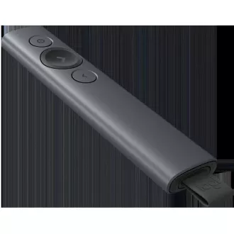 Logitech prezentér Spotlight Plus, Bezdrátový, Bluetooth, tmavě šedá Logitech prezentér Spotlight Plus, Bezdrátový, Bluetooth, tmavě šedá