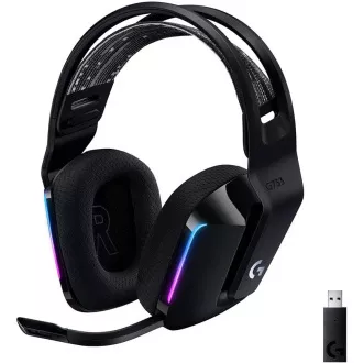 Logitech herní sluchátka G733, LIGHTSPEED Wireless RGB Gaming Headset, EMEA, black Logitech herní sluchátka G733, LIGHTSPEED Wireless RGB Gaming Headset, EMEA, black