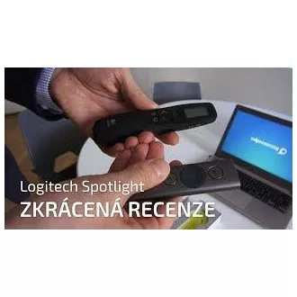 Logitech prezentér Spotlight, Bezdrátový, Bluetooth, zlatá Logitech prezentér Spotlight, Bezdrátový, Bluetooth, zlatá