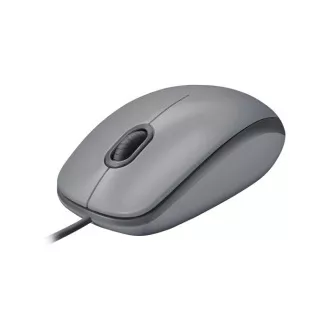 Logitech myš Corded M110 tichá, šedá, EMEA Logitech myš Corded M110 tichá, šedá, EMEA