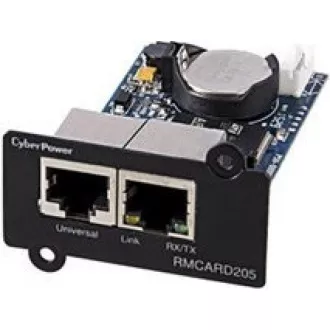 CyberPower SNMP Expansion card RMCARD205, s podporou Enviro Sensoru CyberPower SNMP Expansion card RMCARD205, s podporou Enviro Sensoru