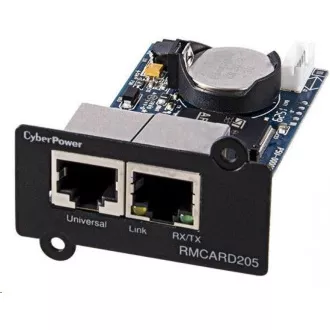 CyberPower SNMP Expansion card RMCARD205, s podporou Enviro Sensoru CyberPower SNMP Expansion card RMCARD205, s podporou Enviro Sensoru