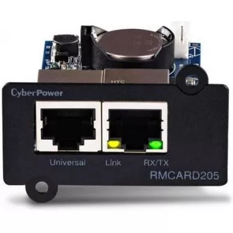 CyberPower SNMP Expansion card RMCARD205, s podporou Enviro Sensoru CyberPower SNMP Expansion card RMCARD205, s podporou Enviro Sensoru