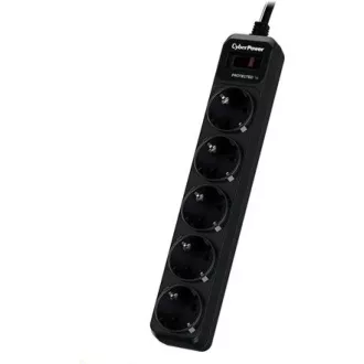 CyberPower Surge Buster™ 5 zásuvek, 1.8m, German, New CyberPower Surge Buster™ 5 zásuvek, 1.8m, German, New