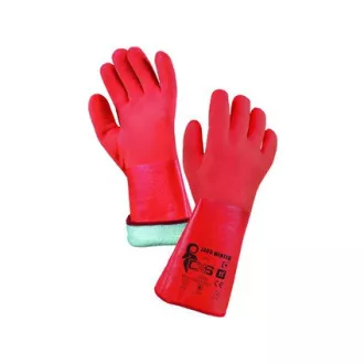 Rukavice CXS ZARO WINTER, zimní, máčené v PVC, oranžové, vel. 11 Rukavice CXS ZARO WINTER, zimní, máčené v PVC, oranžové, vel. 11
