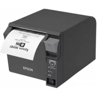 EPSON TM-T70II pokladní tiskárna, USB + serial, černá, řezačka, se zdrojem EPSON TM-T70II pokladní tiskárna, USB + serial, černá, řezačka, se zdrojem