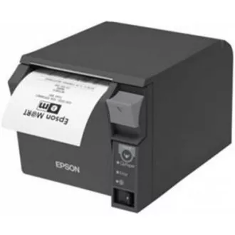 EPSON TM-T70II pokladní tiskárna, USB + serial, černá, řezačka, se zdrojem EPSON TM-T70II pokladní tiskárna, USB + serial, černá, řezačka, se zdrojem