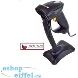 Virtuos CCD čtečka HT-310A s dlouhým dosahem, USB (klávesnice/RS232), stojánek, černá