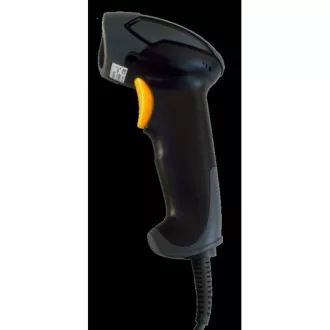 Virtuos CCD čtečka HT-310A s dlouhým dosahem, USB (klávesnice/RS232), stojánek, černá