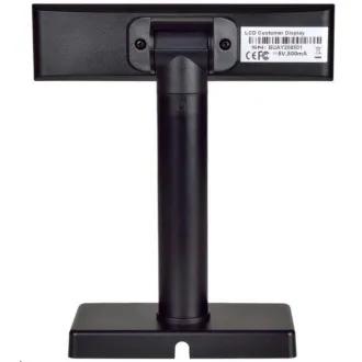 Virtuos LCD zákaznický displej Virtuos FL-2026MB 2x20, USB, černý - Použité