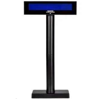 Virtuos LCD zákaznický displej Virtuos FL-2026MB 2x20, USB, černý - Použité