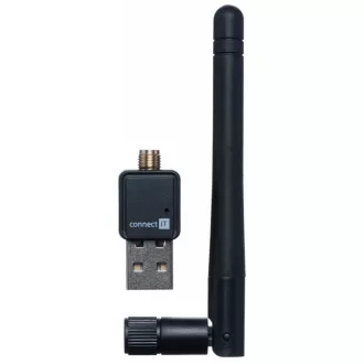 CONNECT IT Wifi adaptér s anténou, malý CONNECT IT Wifi adaptér s anténou, malý