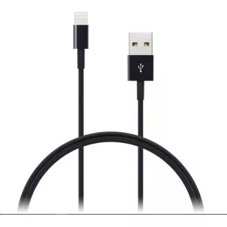 CONNECT IT Wirez Apple Lightning - USB, černý, 1m CONNECT IT Wirez Apple Lightning - USB, černý, 1m