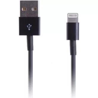 CONNECT IT Wirez Apple Lightning - USB, černý, 1m CONNECT IT Wirez Apple Lightning - USB, černý, 1m