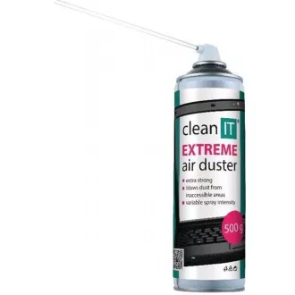 CLEAN IT Stlačený vzduch EXTREME 500g, NEHOŘLAVÝ CLEAN IT Stlačený vzduch EXTREME 500g, NEHOŘLAVÝ