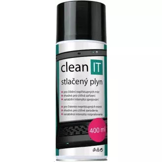 CLEAN IT Stlačený vzduch 400ml (náhrada za CL-1) CLEAN IT Stlačený vzduch 400ml (náhrada za CL-1)