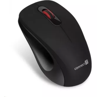 CONNECT IT "MUTE" bezdrátová optická tichá myš, USB, (+ 1x AA baterie zdarma), černá CONNECT IT "MUTE" bezdrátová optická tichá myš, USB, (+ 1x AA baterie zdarma), černá