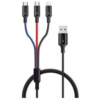 CONNECT IT Wirez 3in1 USB-C & Micro USB & Lightning, 1, 2 m CONNECT IT Wirez 3in1 USB-C & Micro USB & Lightning, 1, 2 m
