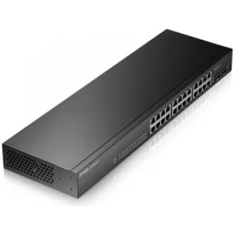 Zyxel GS1900-24 v2 26-port Gigabit Web Smart switch, 24x gigabit RJ45, 2x SFP, fanless