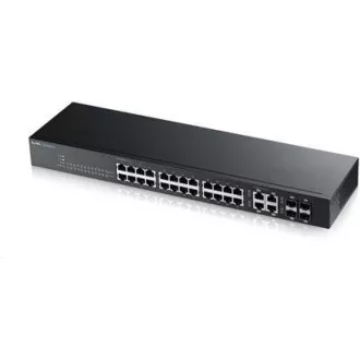 Zyxel GS1920-24V2 28-port Gigabit WebManaged Switch, 24x gigabit RJ45, 4x gigabit RJ45/SFP, fanless Zyxel GS1920-24V2 28-port Gigabit WebManaged Switch, 24x gigabit RJ45, 4x gigabit RJ45/SFP, fanless