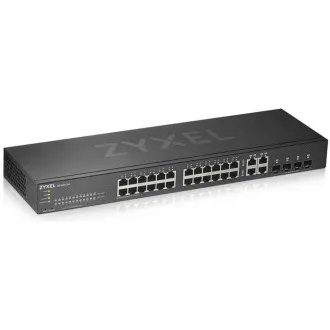 Zyxel GS1920-24V2 28-port Gigabit WebManaged Switch, 24x gigabit RJ45, 4x gigabit RJ45/SFP, fanless Zyxel GS1920-24V2 28-port Gigabit WebManaged Switch, 24x gigabit RJ45, 4x gigabit RJ45/SFP, fanless