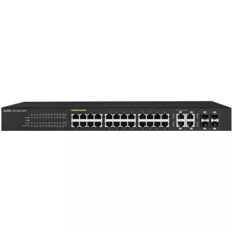 Zyxel GS1920-24HPv2 28-port Gigabit WebManaged PoE Switch, 24x gigabit RJ45, 4x gigabit RJ45/SFP, 802.3at, 375W pro PoE Zyxel GS1920-24HPv2 28-port Gigabit WebManaged PoE Switch, 24x gigabit RJ45, 4x gigabit RJ45/SFP, 802.3at, 375W pro PoE