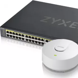 Zyxel GS1920-48HPV2 52-port Gigabit WebManaged PoE Switch, 48x gigabit RJ45, 4x gigabit RJ45/SFP, 2x SFP, 375W pro PoE Zyxel GS1920-48HPV2 52-port Gigabit WebManaged PoE Switch, 48x gigabit RJ45, 4x gigabit RJ45/SFP, 2x SFP, 375W pro PoE