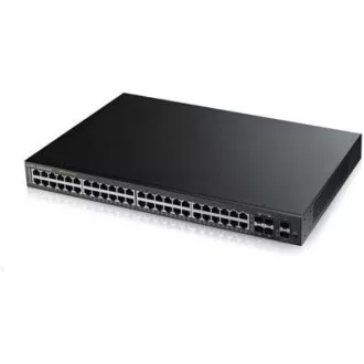 Zyxel GS1920-48HPV2 52-port Gigabit WebManaged PoE Switch, 48x gigabit RJ45, 4x gigabit RJ45/SFP, 2x SFP, 375W pro PoE Zyxel GS1920-48HPV2 52-port Gigabit WebManaged PoE Switch, 48x gigabit RJ45, 4x gigabit RJ45/SFP, 2x SFP, 375W pro PoE