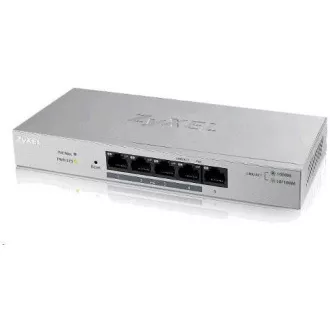 Zyxel GS1005HP 5-port Desktop Gigabit PoE Switch, 4x PoE+ GbE, PoE 60W