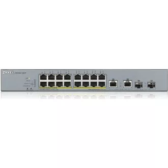 Zyxel GS1350-18HP 18 Port smart managed CCTV PoE switch, long range, 250W, 16x GbE, 2x combo RJ45/SFP Zyxel GS1350-18HP 18 Port smart managed CCTV PoE switch, long range, 250W, 16x GbE, 2x combo RJ45/SFP