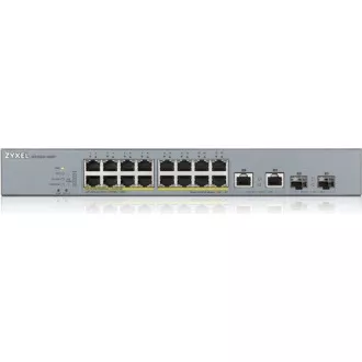 Zyxel GS1350-18HP 18 Port smart managed CCTV PoE switch, long range, 250W, 16x GbE, 2x combo RJ45/SFP Zyxel GS1350-18HP 18 Port smart managed CCTV PoE switch, long range, 250W, 16x GbE, 2x combo RJ45/SFP