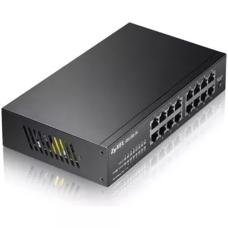 Zyxel GS1100-16 v3 16-port Gigabit Ethernet Switch, fanless Zyxel GS1100-16 v3 16-port Gigabit Ethernet Switch, fanless