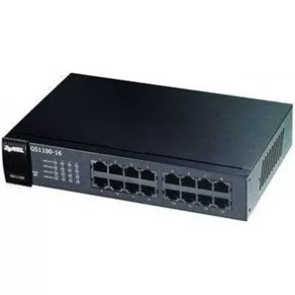 Zyxel GS1100-16 v3 16-port Gigabit Ethernet Switch, fanless Zyxel GS1100-16 v3 16-port Gigabit Ethernet Switch, fanless